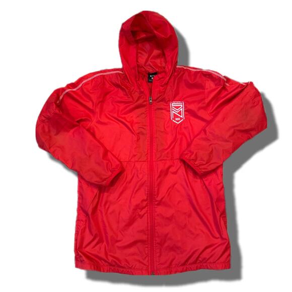 Red Nike Mens Large Windbreaker - Picture 1 of 7